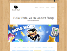 Tablet Screenshot of ancientsheep.com